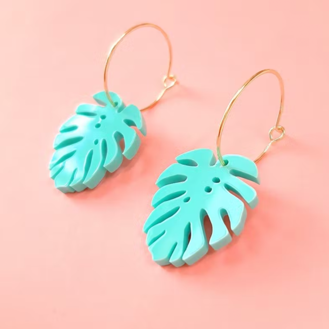 Boucles d'oreilles MONSTERA