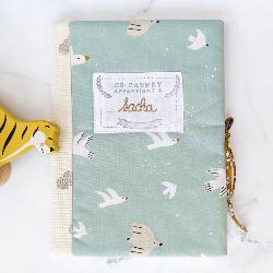 Protège carnet de santé personnalisé bébé fille personnalisé tissu liberty  au choix ,livret de famille carnet de santé prénom - Un grand marché