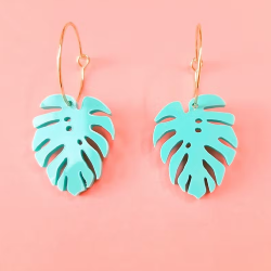 Boucles d'oreilles MONSTERA