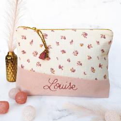 Trousse de toilette personnalisée avec prénom- Vanity - Ourson Câlin