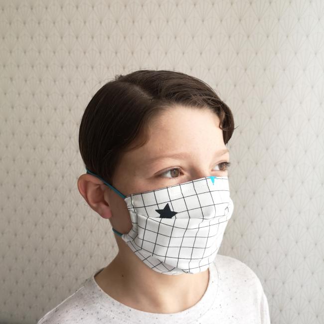 MASQUE BARRIÈRE ENFANT ETOILE
